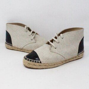 Chanel #50364 Crackle Espadrilles | Size 35